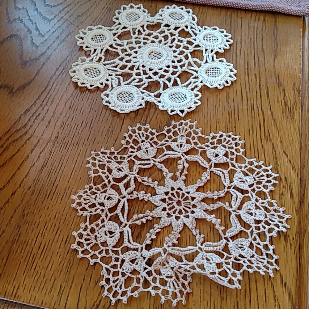 Belgian Lace (2) Bruges 4.75" Each New!